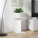Planteholder 2 pcs Hvit 25 x 25,5 x 40,5 cm Konstruert tre