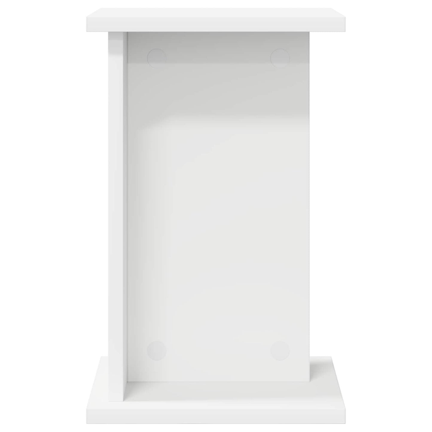 Planteholder 2 pcs Hvit 25 x 25,5 x 40,5 cm Konstruert tre
