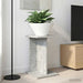 Planteholder 2 pcs BetongGrå 25 x 25,5 x 40,5 cm Konstruert tre
