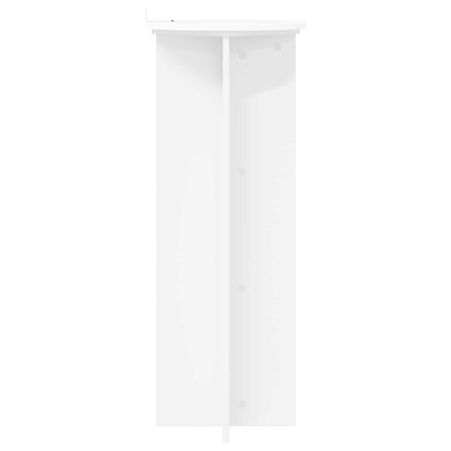 Planteholder 2 pcs Hvit Ø40 x 100 cm Konstruert tre
