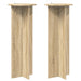 Planteholder 2 pcs Sonoma eik Ø40 x 100 cm Konstruert tre