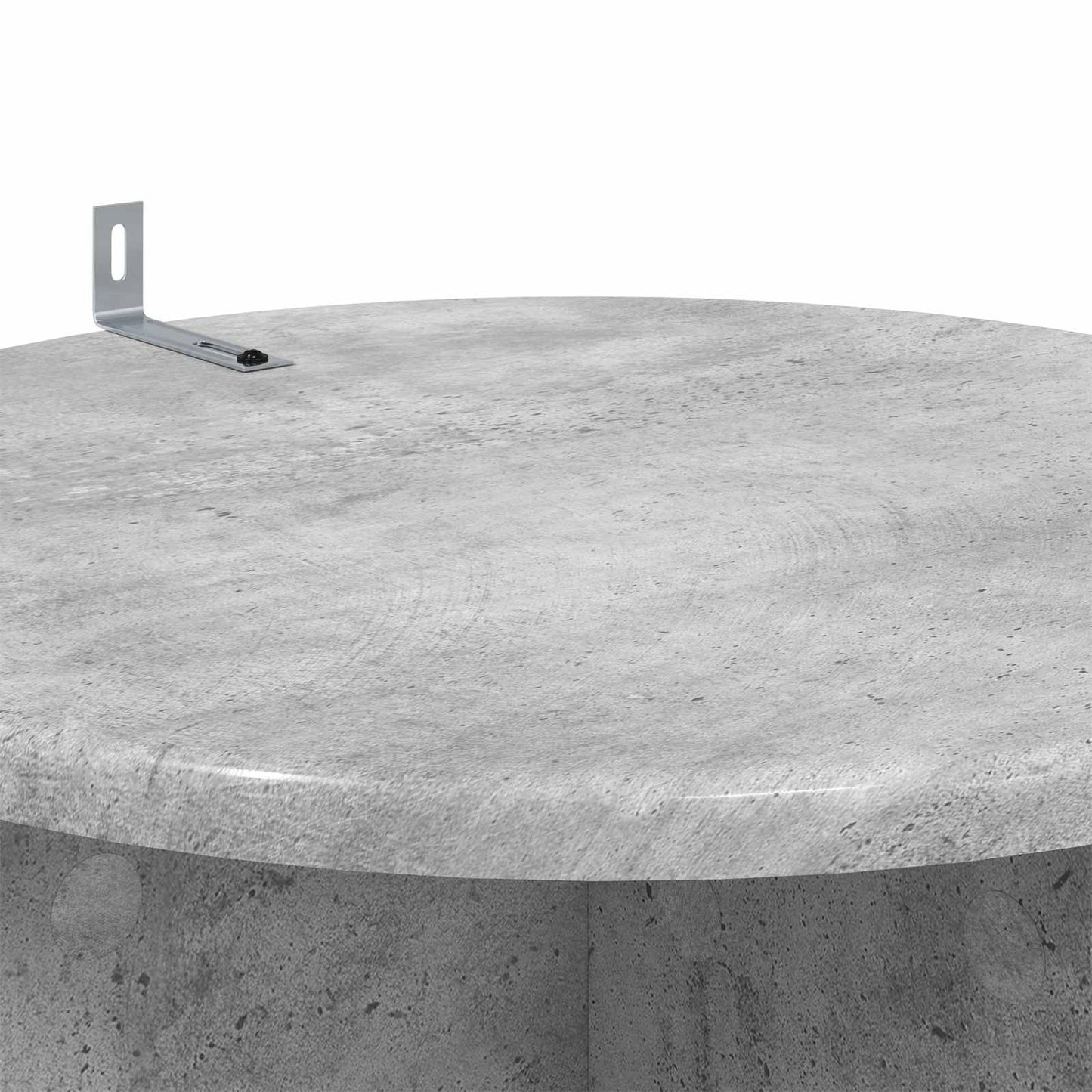Planteholder 2 pcs Betonggrå Ø40 x 100 cm Konstruert tre