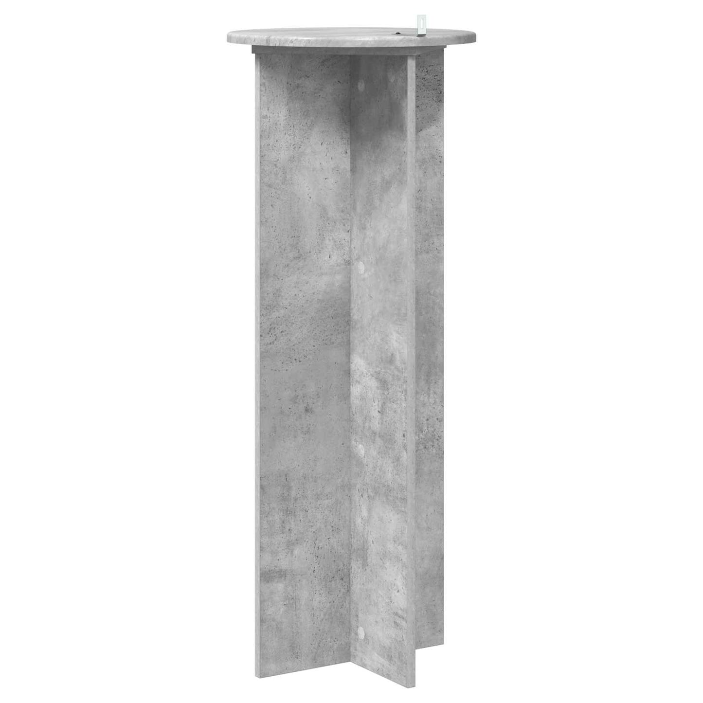 Planteholder 2 pcs Betonggrå Ø40 x 100 cm Konstruert tre