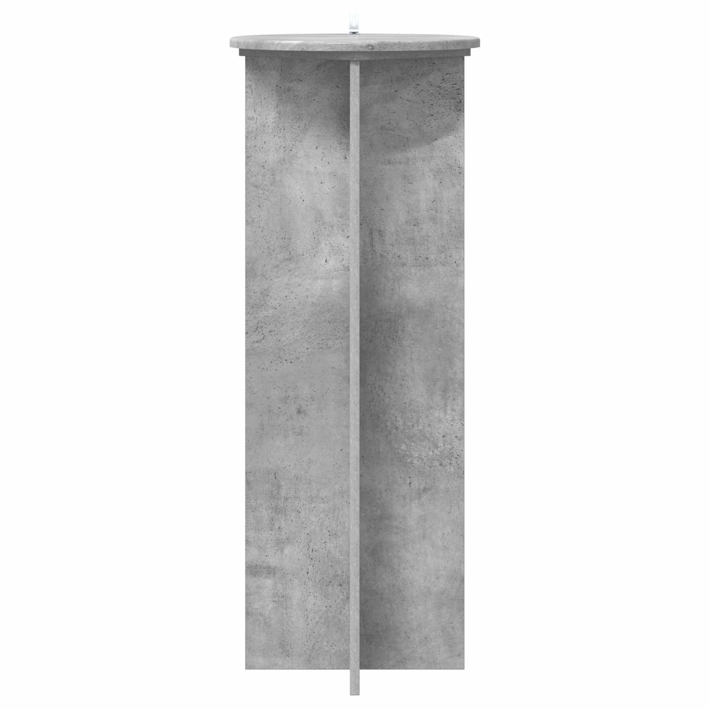 Planteholder 2 pcs Betonggrå Ø40 x 100 cm Konstruert tre