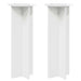 Planteholder 2 pcs Høgglans hvit Ø40 x 100 cm Konstruert tre
