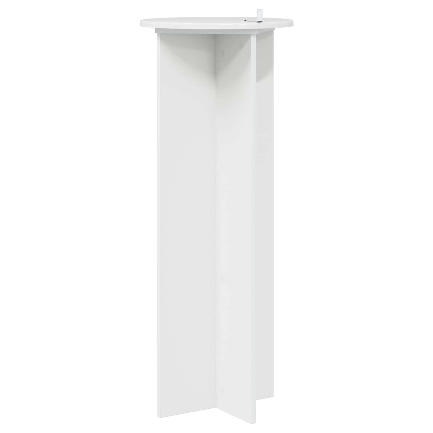 Planteholder 2 pcs Høgglans hvit Ø40 x 100 cm Konstruert tre