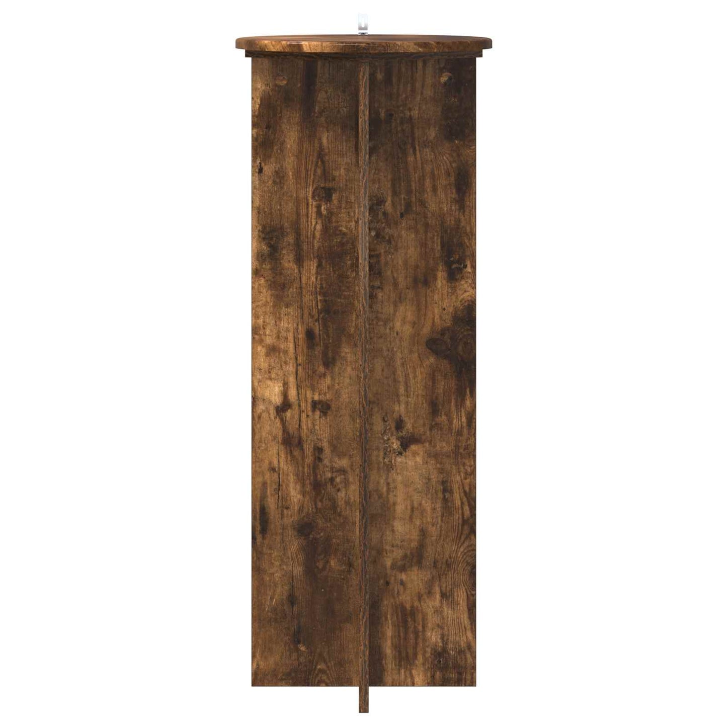 Planteholder 2 pcs Røkt Eik Ø40 x 100 cm Konstruert tre