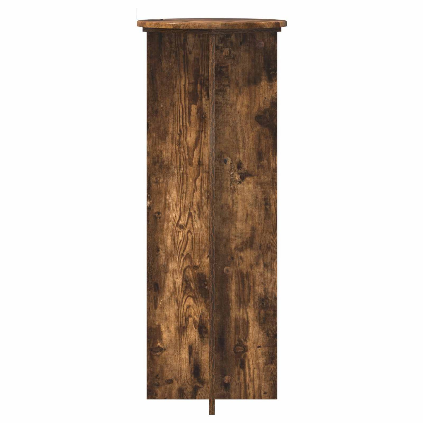 Planteholder 2 pcs Røkt Eik Ø40 x 100 cm Konstruert tre