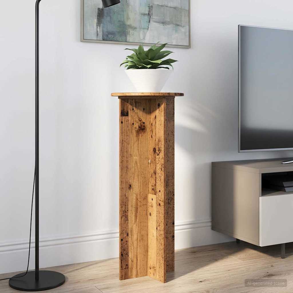 Planteholder 2 pcs Gammelt tre Ø40 x 100 cm Konstruert tre