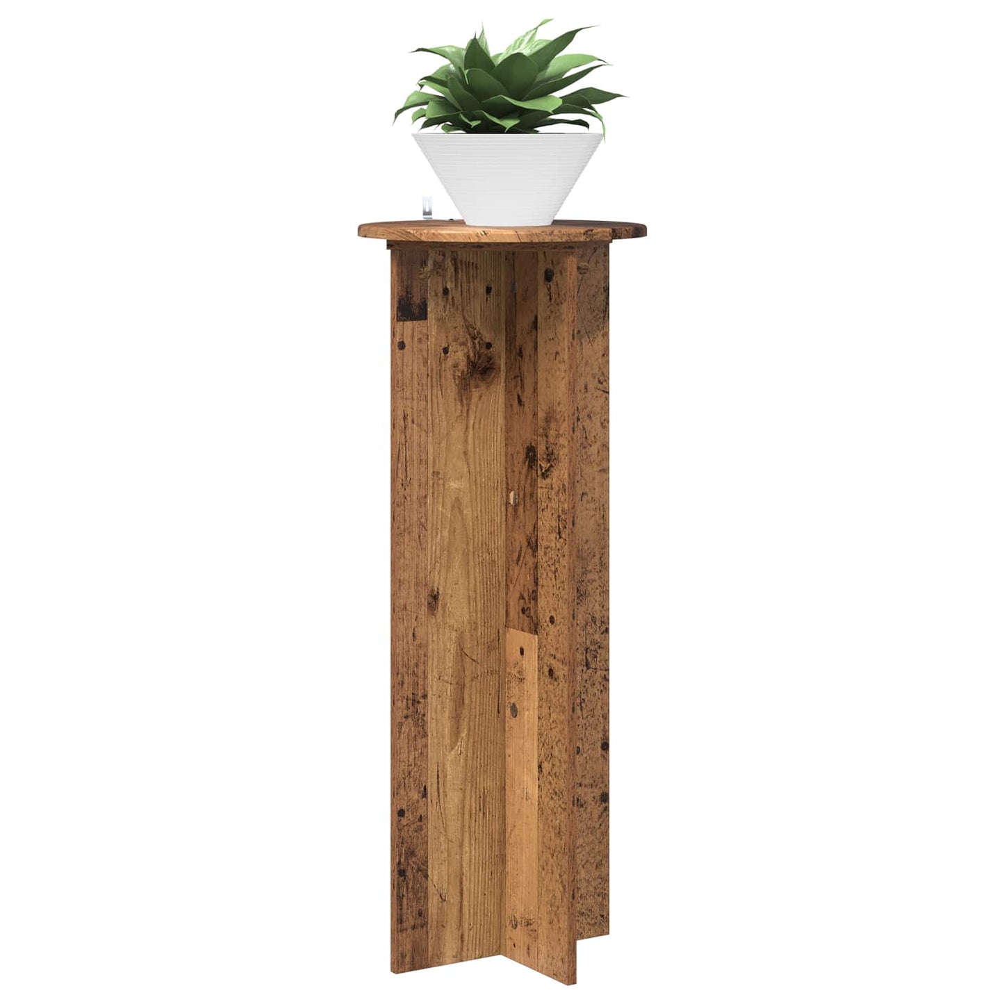 Planteholder 2 pcs Gammelt tre Ø40 x 100 cm Konstruert tre
