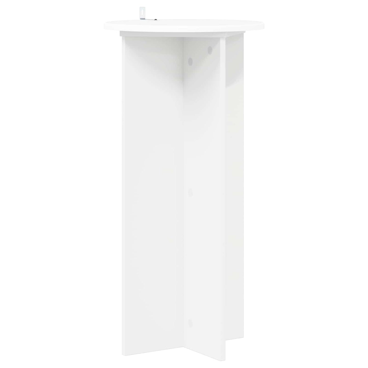 Planteholder 2 pcs Hvit Ø40 x 80 cm Konstruert tre