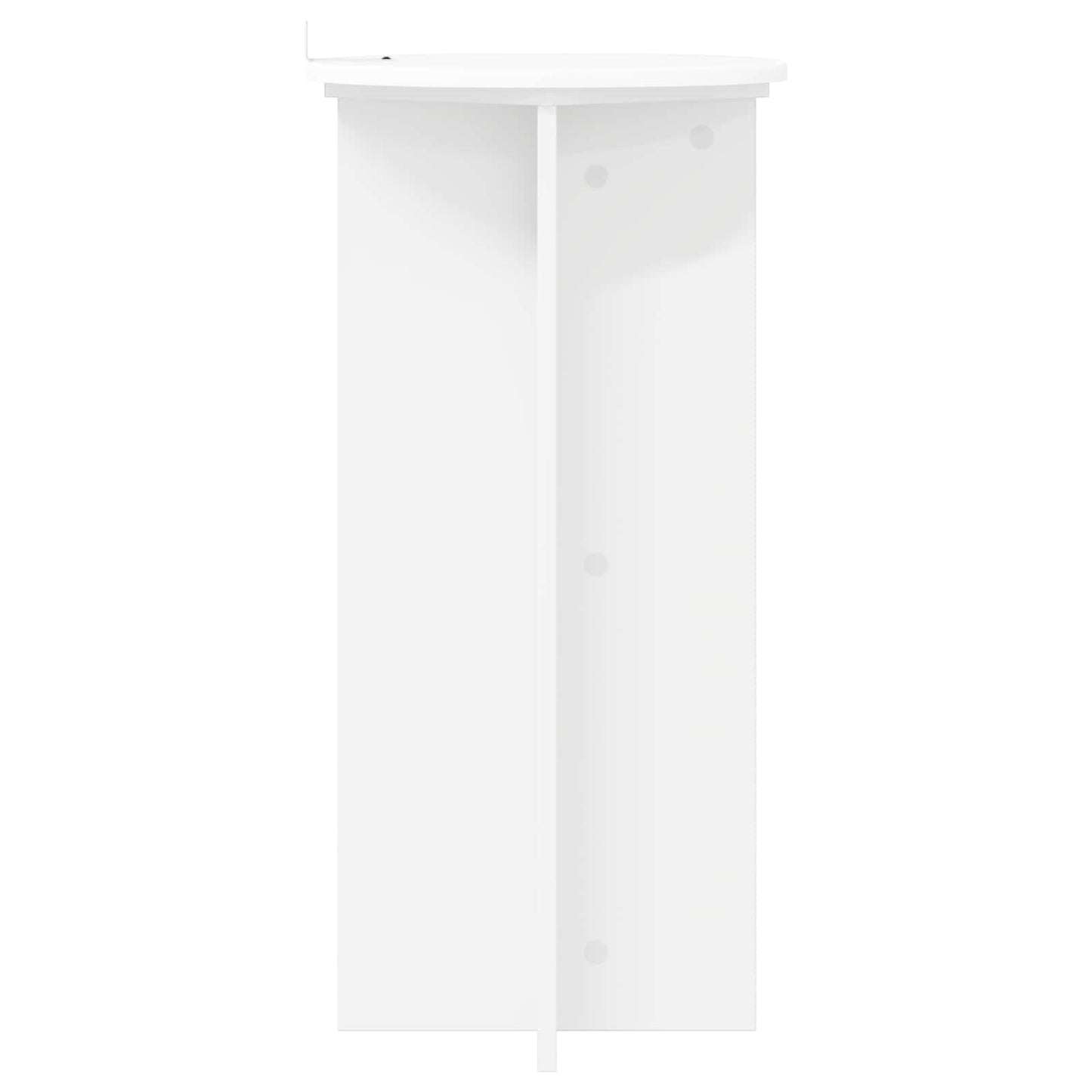 Planteholder 2 pcs Hvit Ø40 x 80 cm Konstruert tre