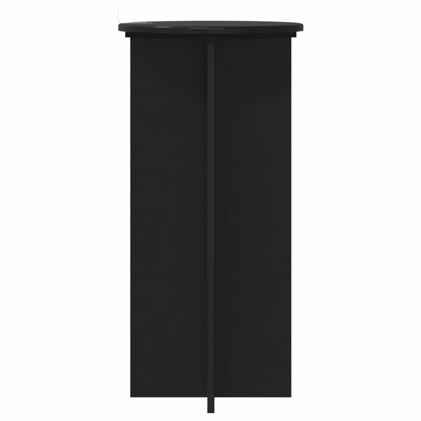 Planteholder 2 pcs Svart 40 x 40 x 80 cm Konstruert tre