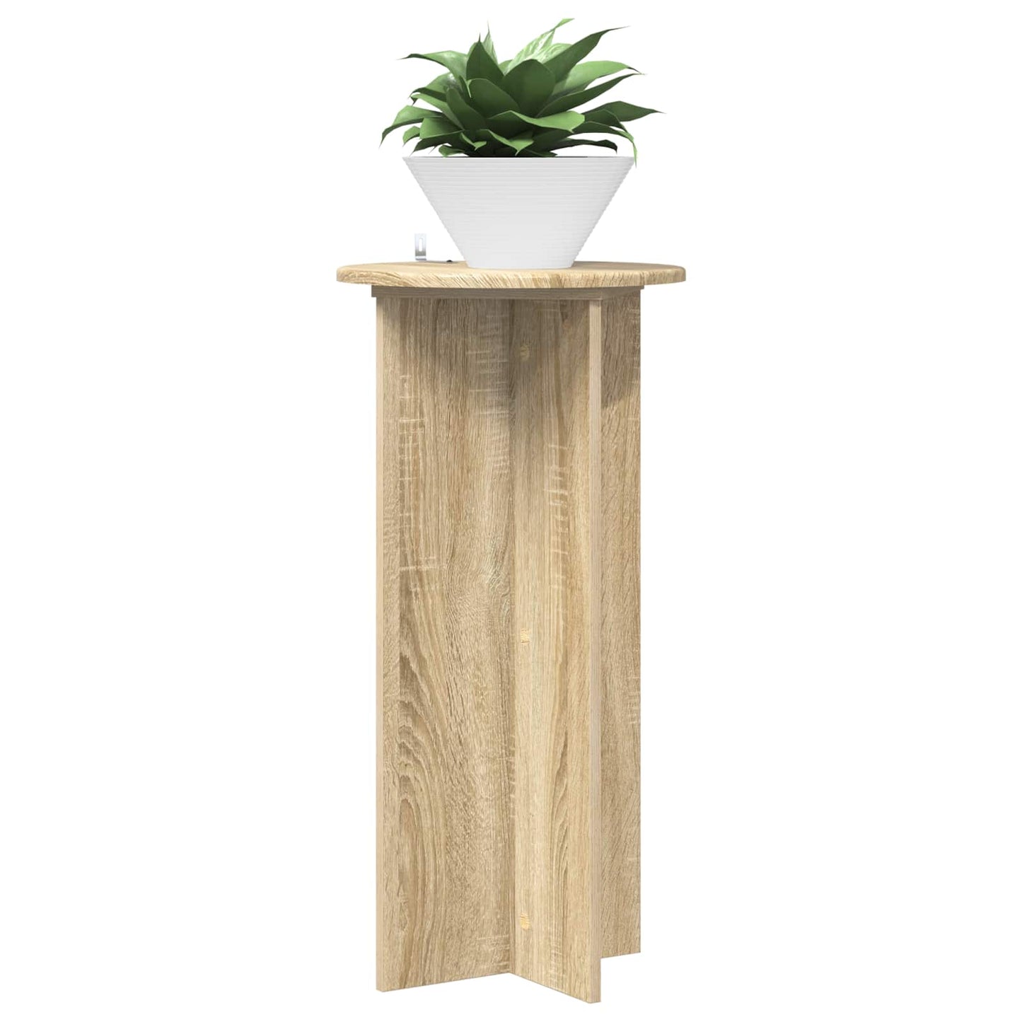 Planteholder 2 pcs Sonoma eik 40 x 40 x 80 cm Konstruert tre