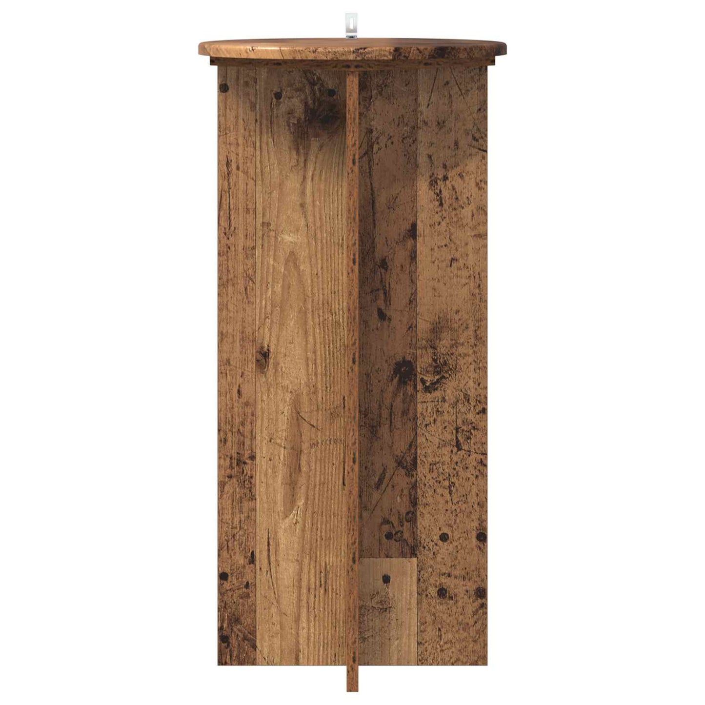 Planteholder 2 pcs Gammelt tre 40 x 40 x 80 cm Konstruert tre