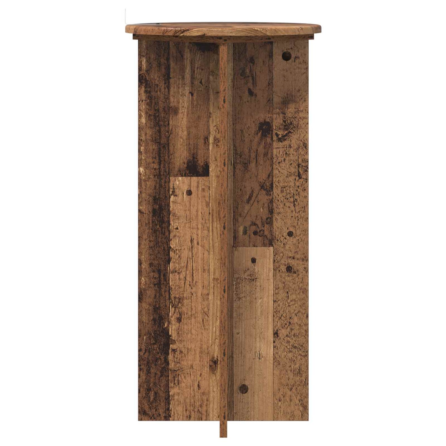 Planteholder 2 pcs Gammelt tre 40 x 40 x 80 cm Konstruert tre