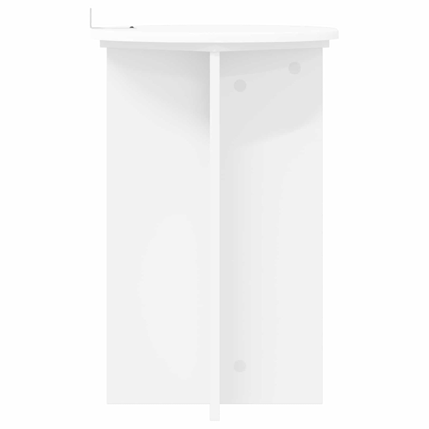 Planteholder 2 pcs Hvit Ø40 x 60 cm Konstruert tre