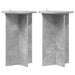 Planteholder 2 pcs Betonggrå Ø40 x 60 cm Konstruert tre