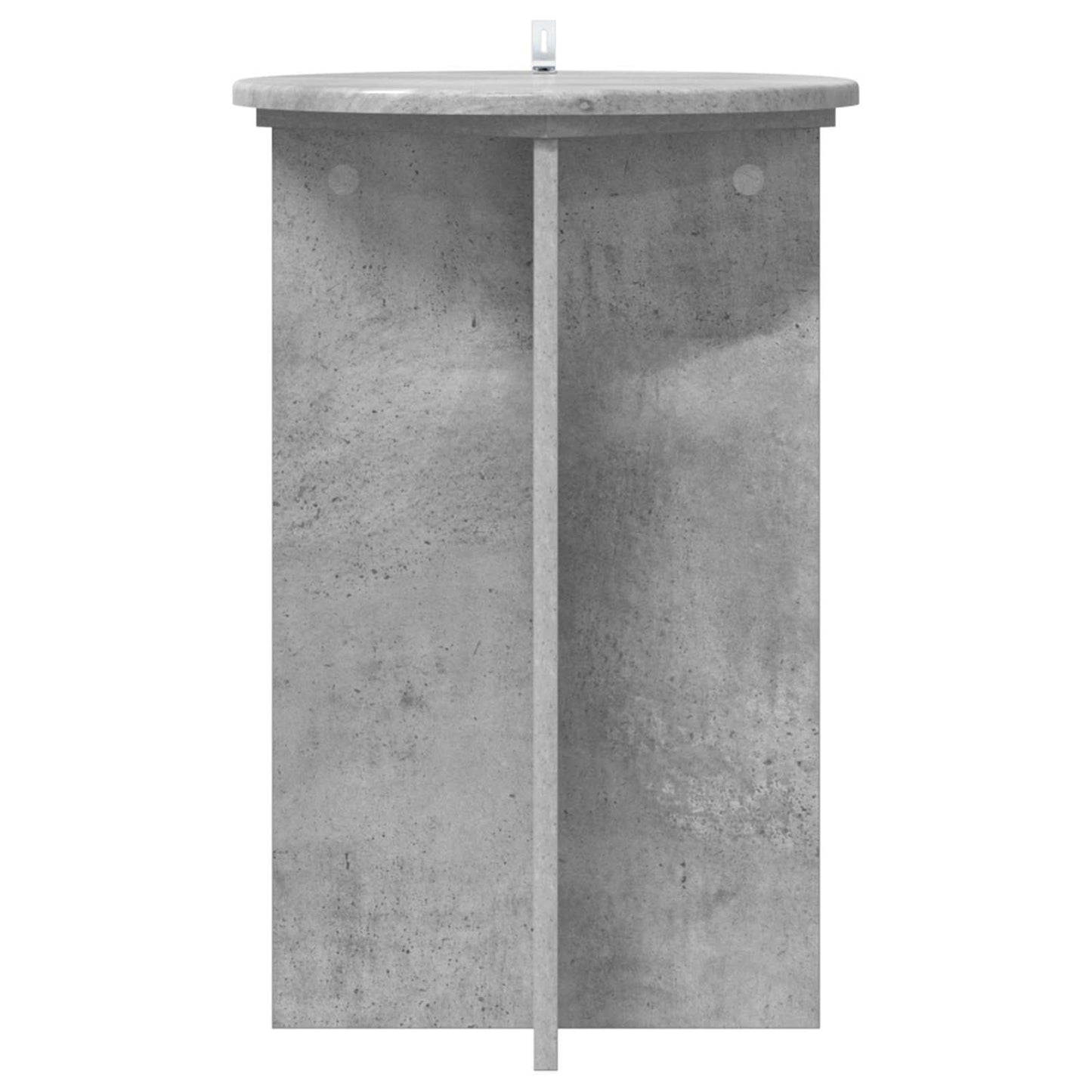 Planteholder 2 pcs Betonggrå Ø40 x 60 cm Konstruert tre