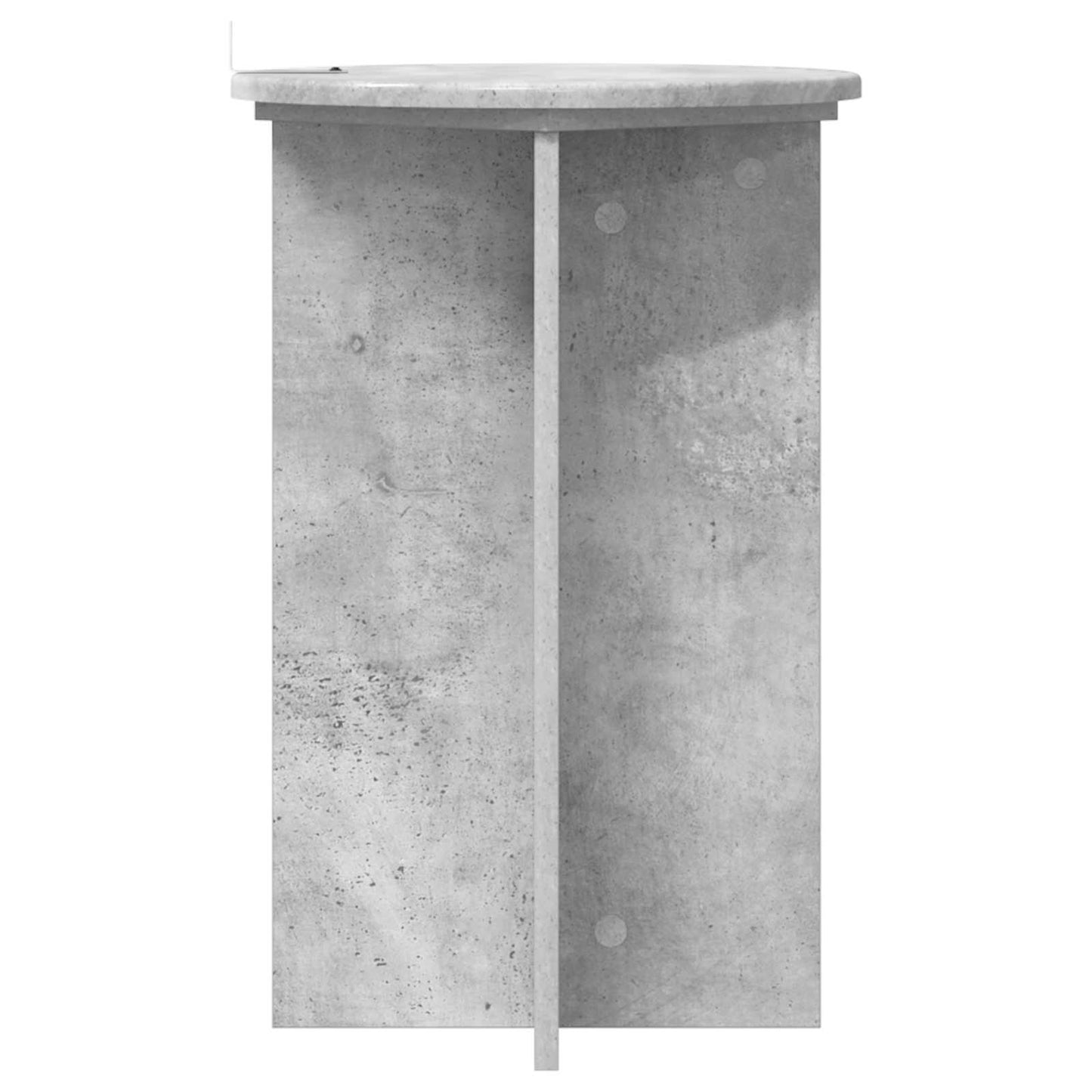 Planteholder 2 pcs Betonggrå Ø40 x 60 cm Konstruert tre