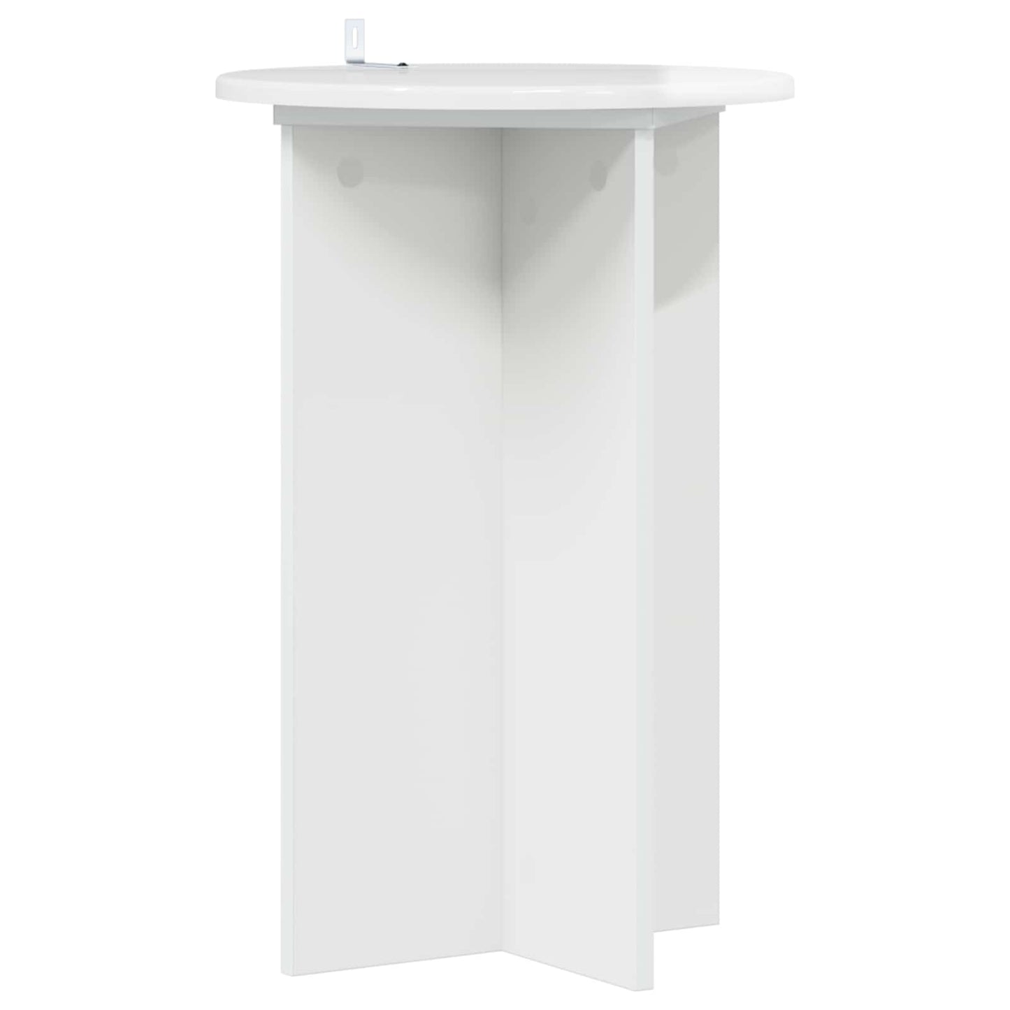 Planteholder 2 pcs Høgglans hvit Ø40 x 60 cm Konstruert tre