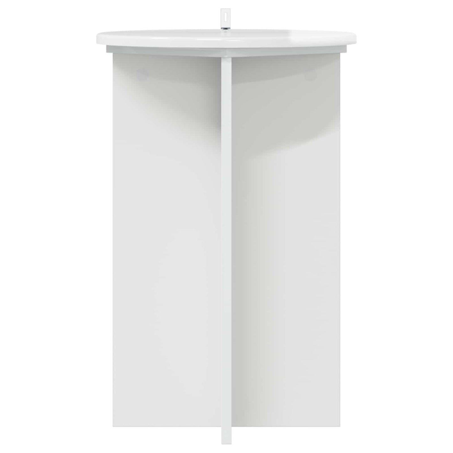 Planteholder 2 pcs Høgglans hvit Ø40 x 60 cm Konstruert tre