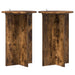 Planteholder 2 pcs Røkt Eik Ø40 x 60 cm Konstruert tre