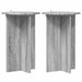 Planteholder 2 pcs Grå sonoma Ø40 x 60 cm Konstruert tre