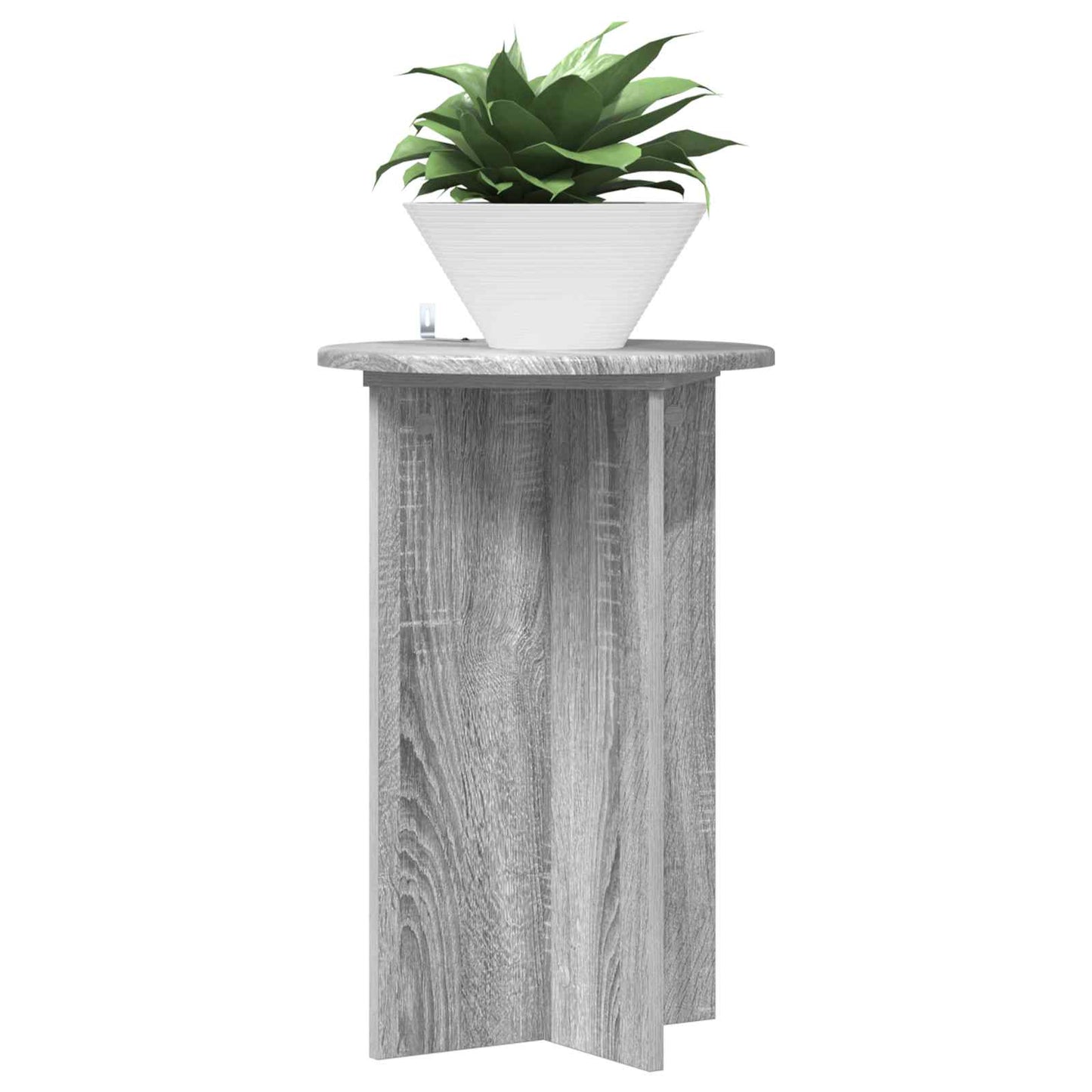 Planteholder 2 pcs Grå sonoma Ø40 x 60 cm Konstruert tre