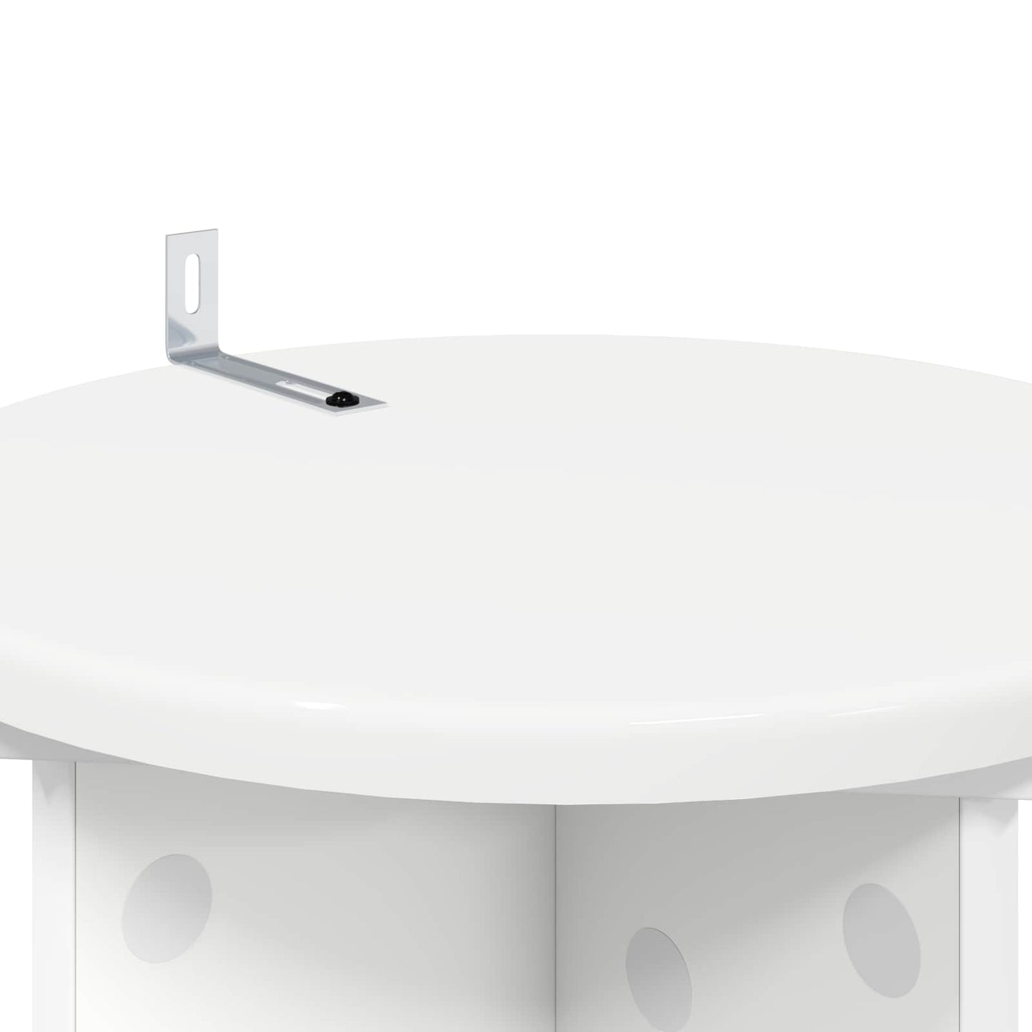 Planteholder 2 pcs Hvit Ø29,5 x 60 cm Konstruert tre