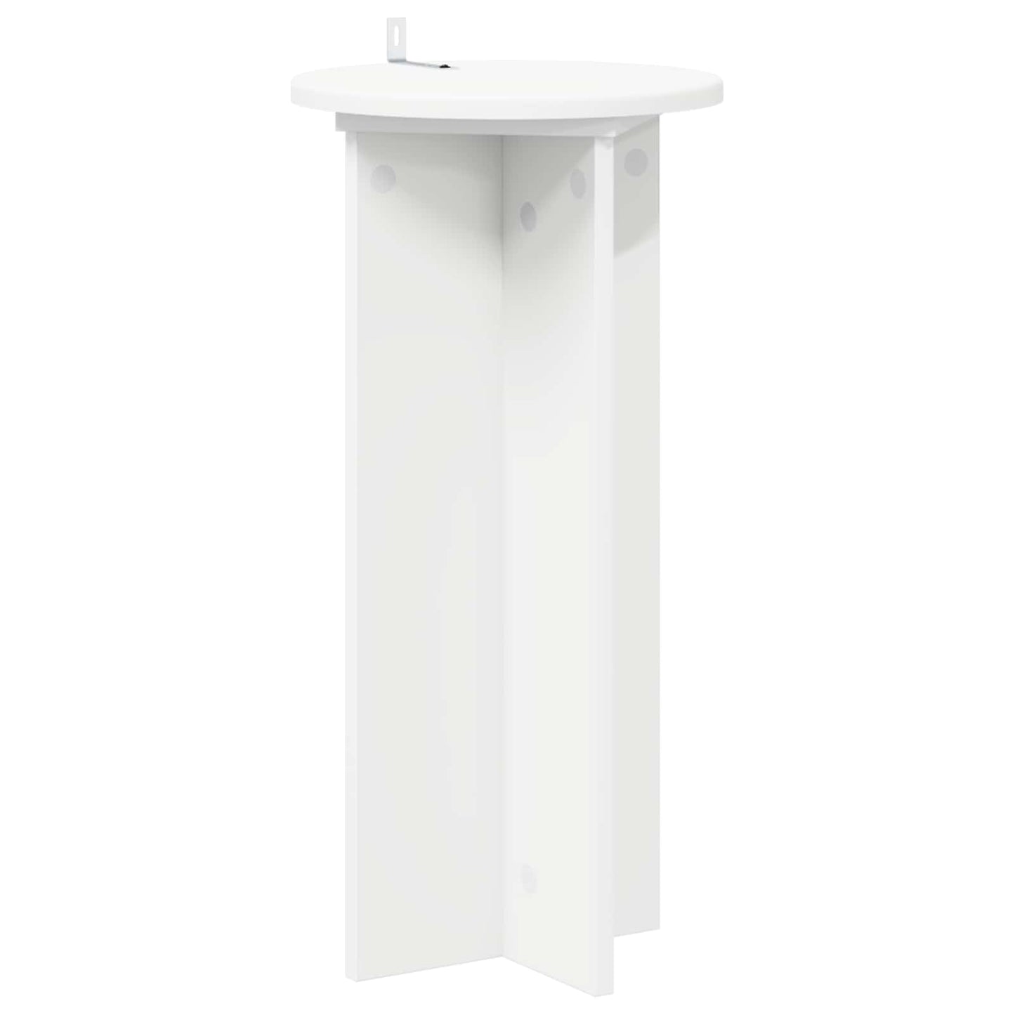 Planteholder 2 pcs Hvit Ø29,5 x 60 cm Konstruert tre