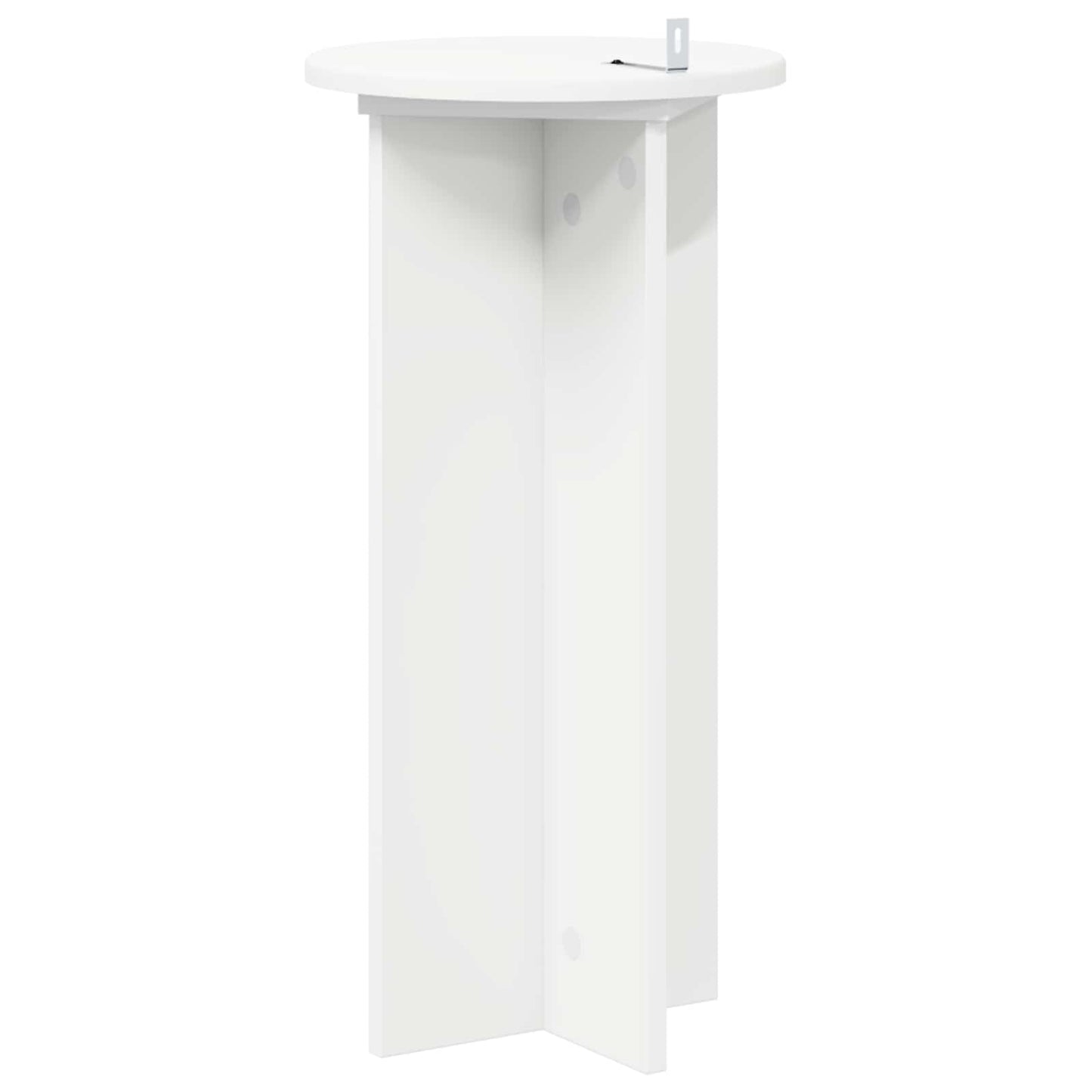 Planteholder 2 pcs Hvit Ø29,5 x 60 cm Konstruert tre