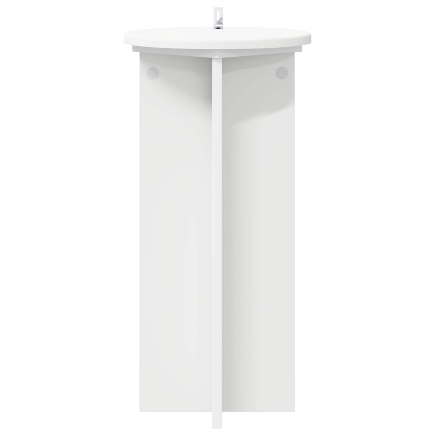 Planteholder 2 pcs Hvit Ø29,5 x 60 cm Konstruert tre