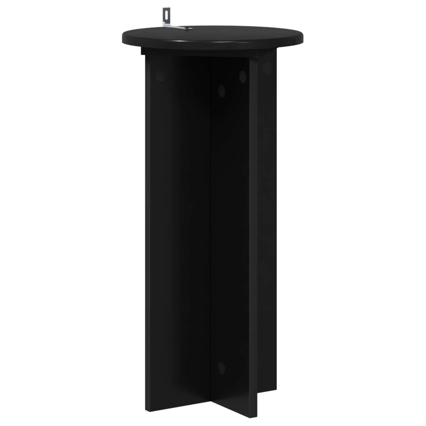 Planteholder 2 pcs Svart 29,5 x 29,5 x 60 cm Konstruert tre