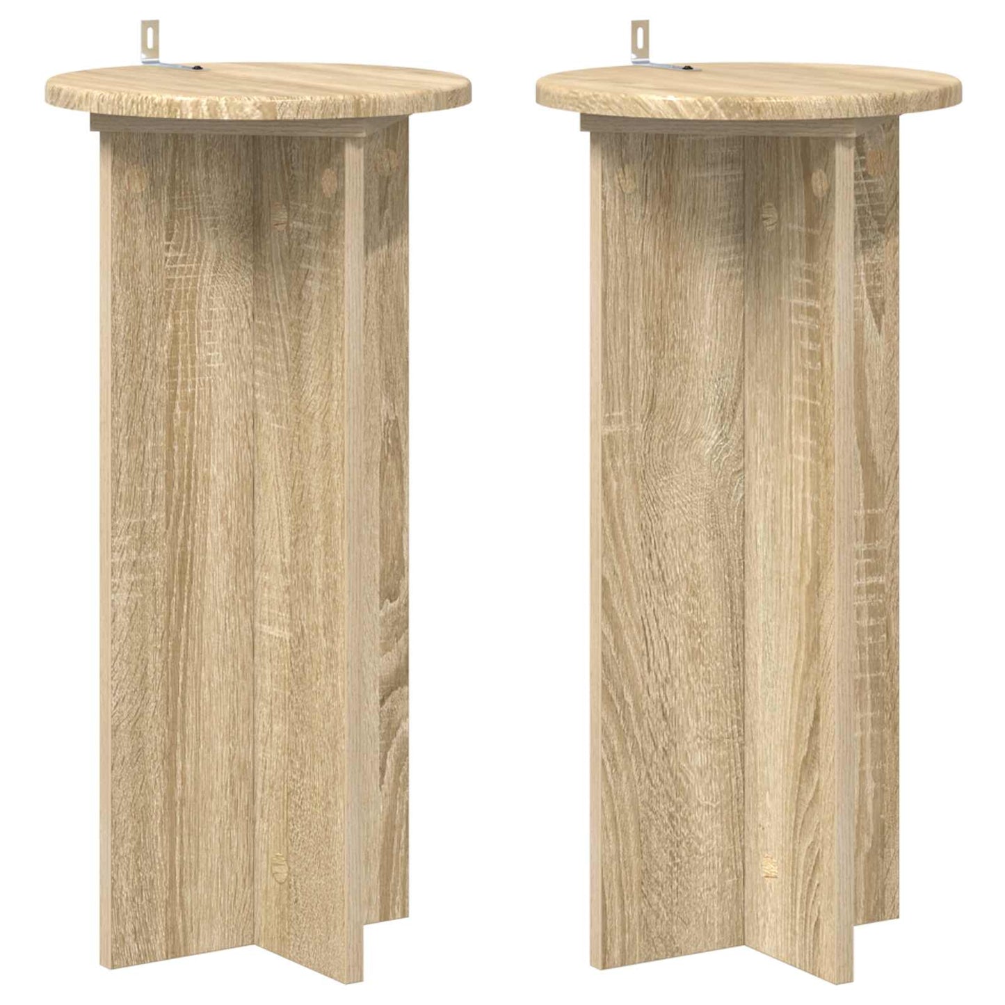Planteholder 2 pcs Sonoma eik 29,5 x 29,5 x 60 cm