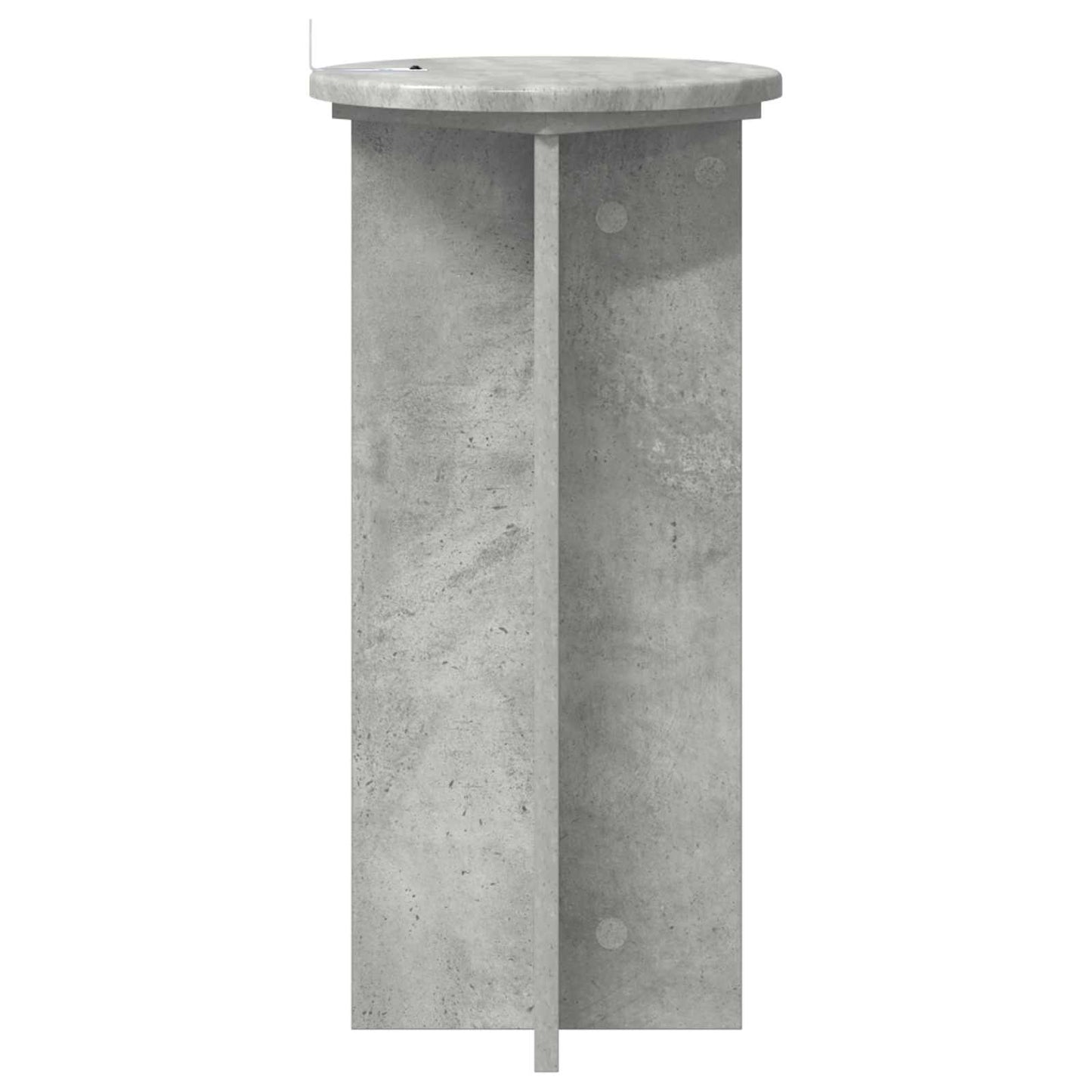 Planteholder 2 pcs Betonggrå 29,5 x 29,5 x 60 cm Konstruert tre