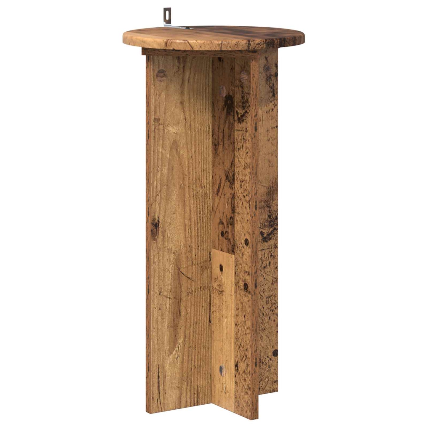 Planteholder 2 pcs Gammelt tre 29,5 x 29,5 x 60 cm