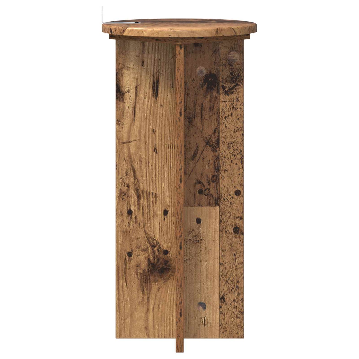 Planteholder 2 pcs Gammelt tre 29,5 x 29,5 x 60 cm