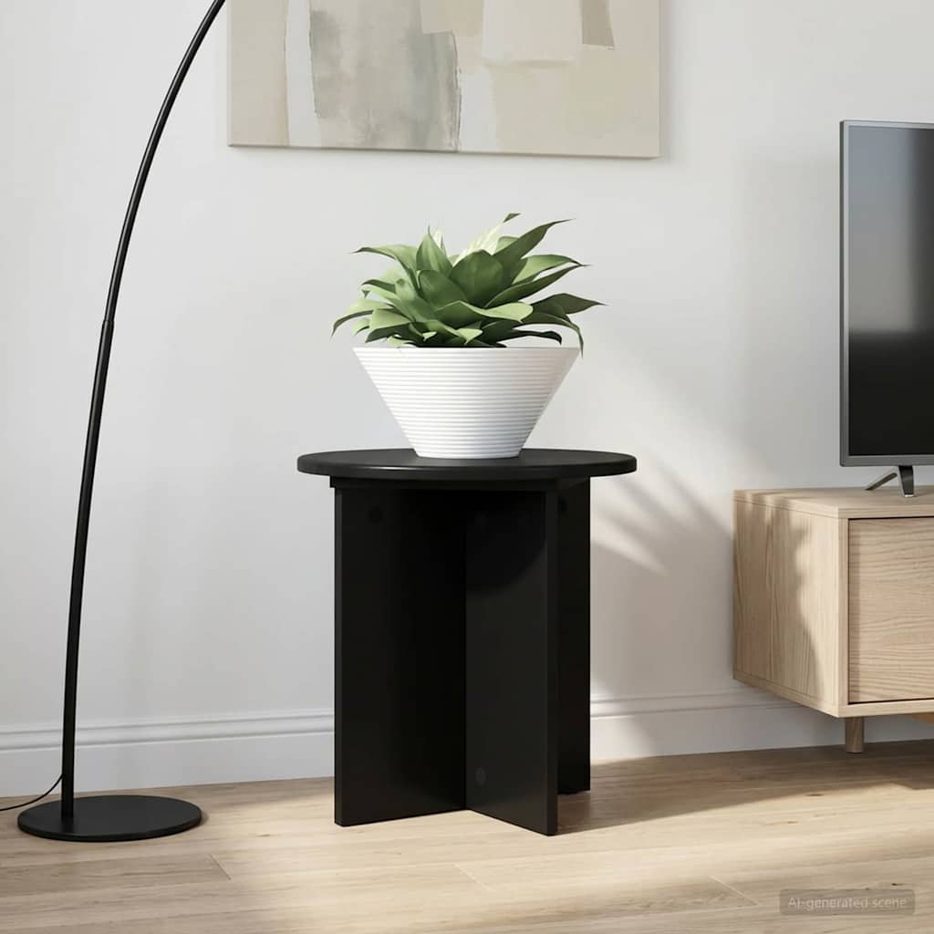 Planteholder 2 pcs Svart 40 x 40 x 40 cm Konstruert tre
