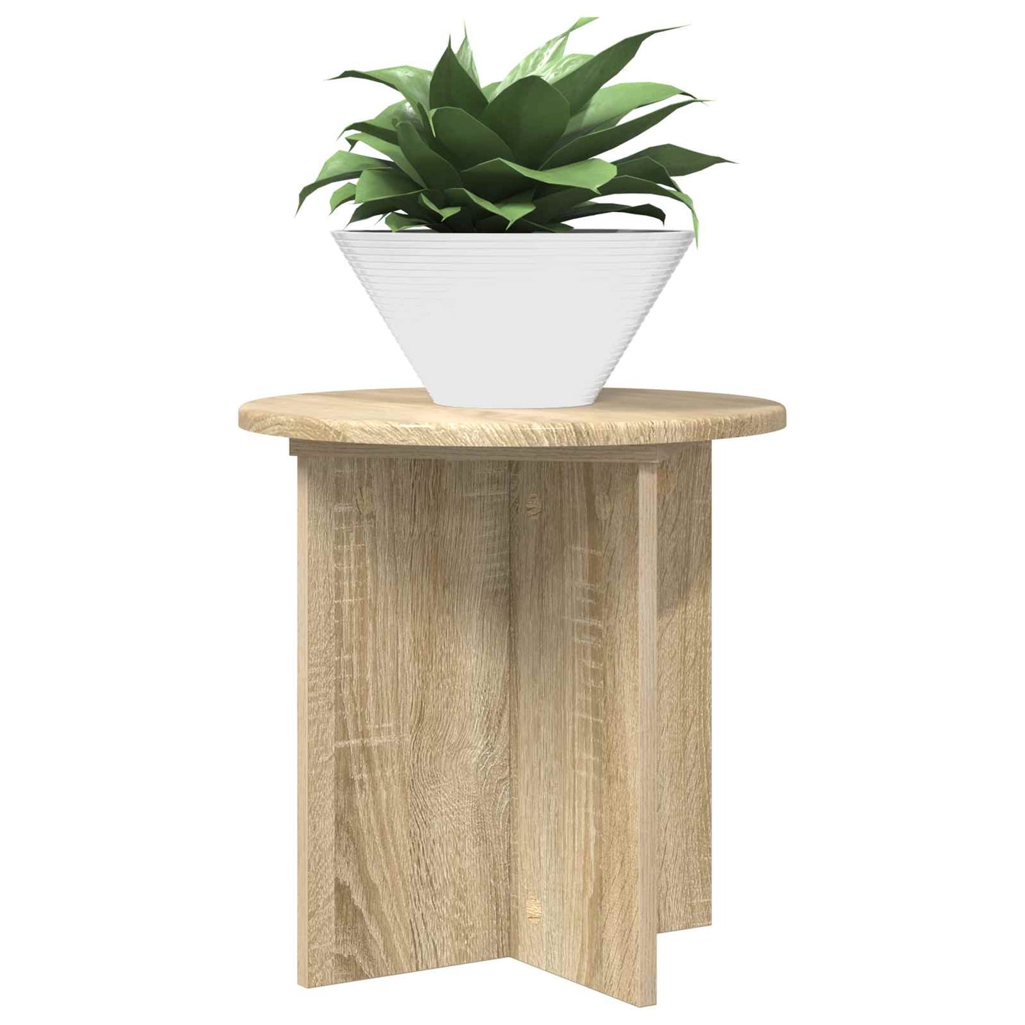 Planteholder 2 pcs Sonoma eik 40 x 40 x 40 cm Konstruert tre
