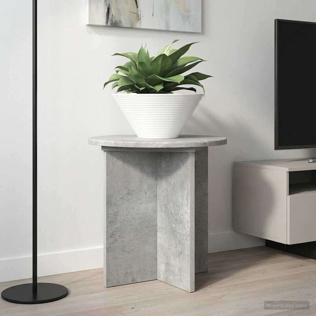 Planteholder 2 pcs Betonggrå 40 x 40 x 40 cm Konstruert tre