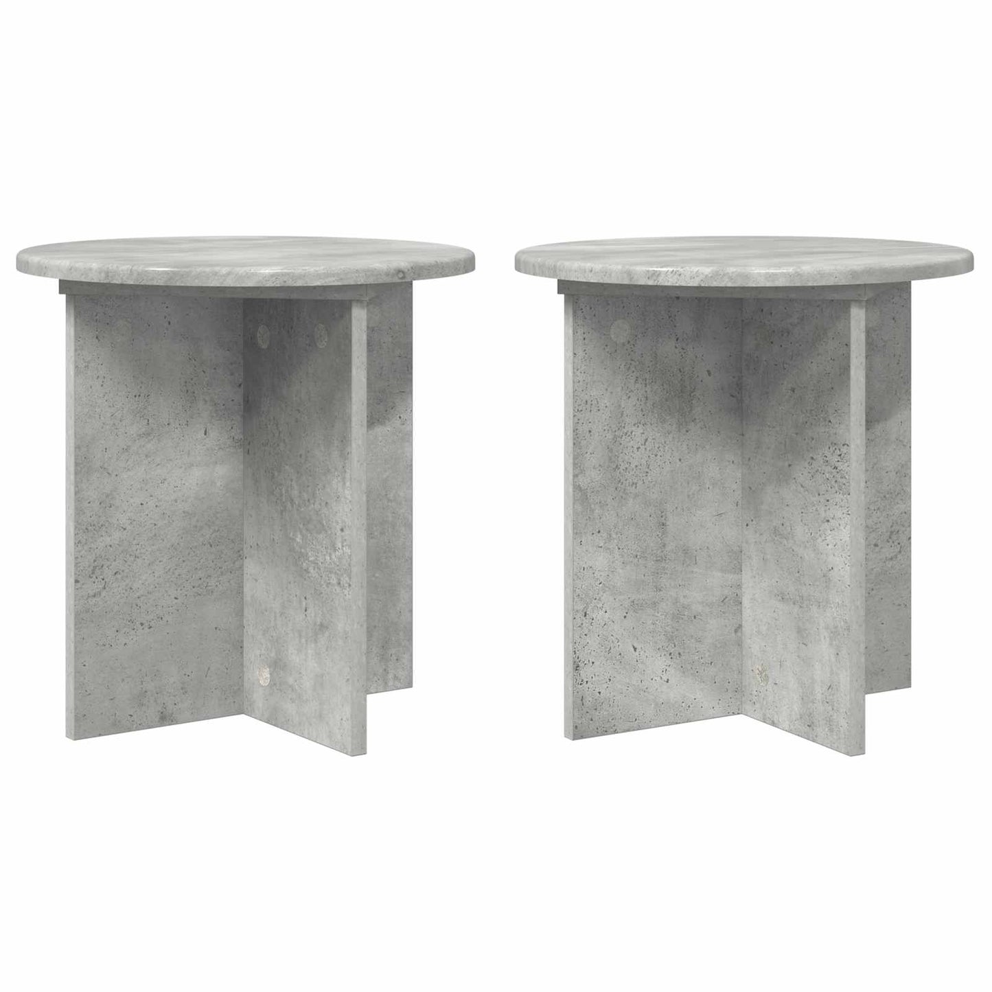 Planteholder 2 pcs Betonggrå 40 x 40 x 40 cm Konstruert tre