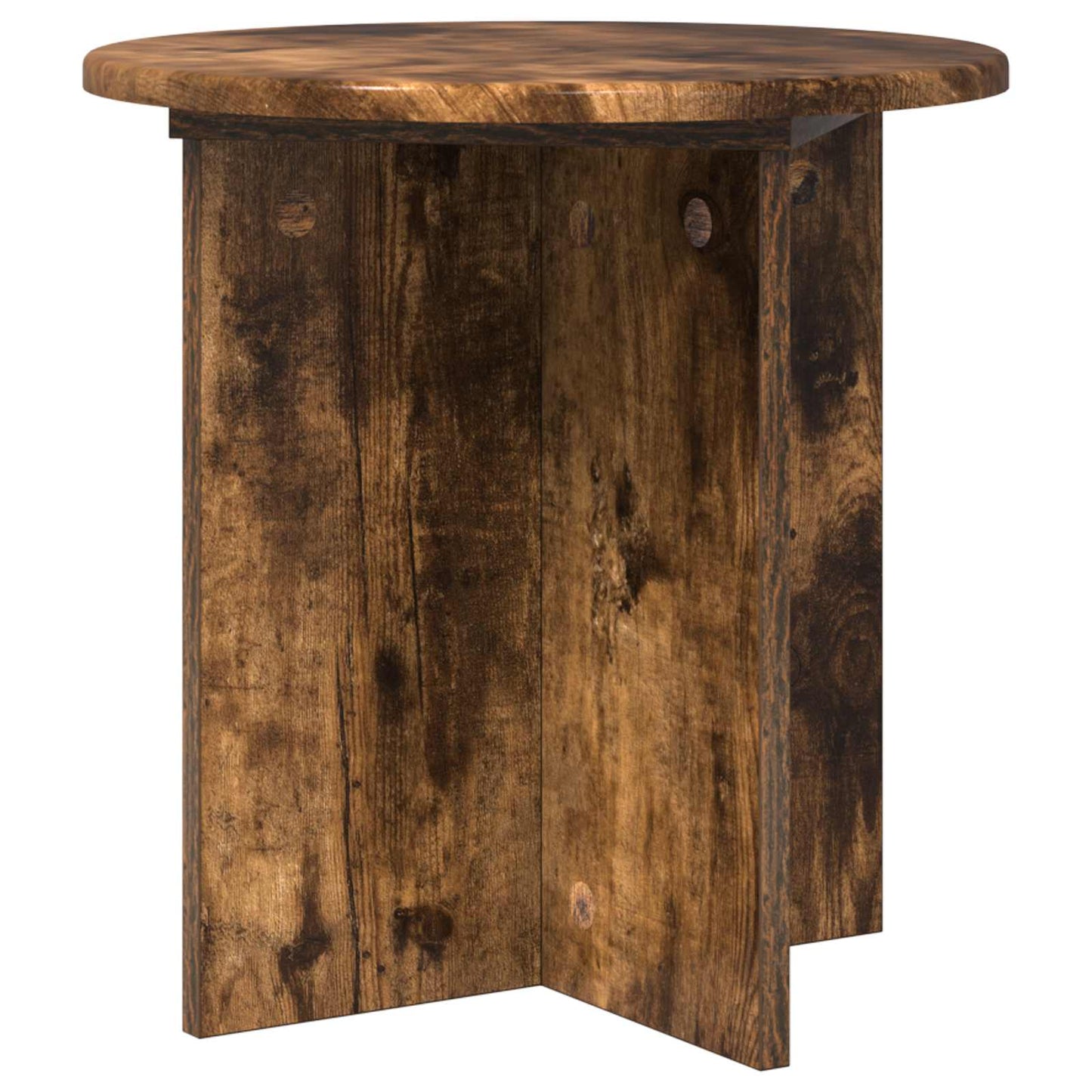 Planteholder 2 pcs Røkt Eik 40 x 40 x 40 cm Konstruert tre