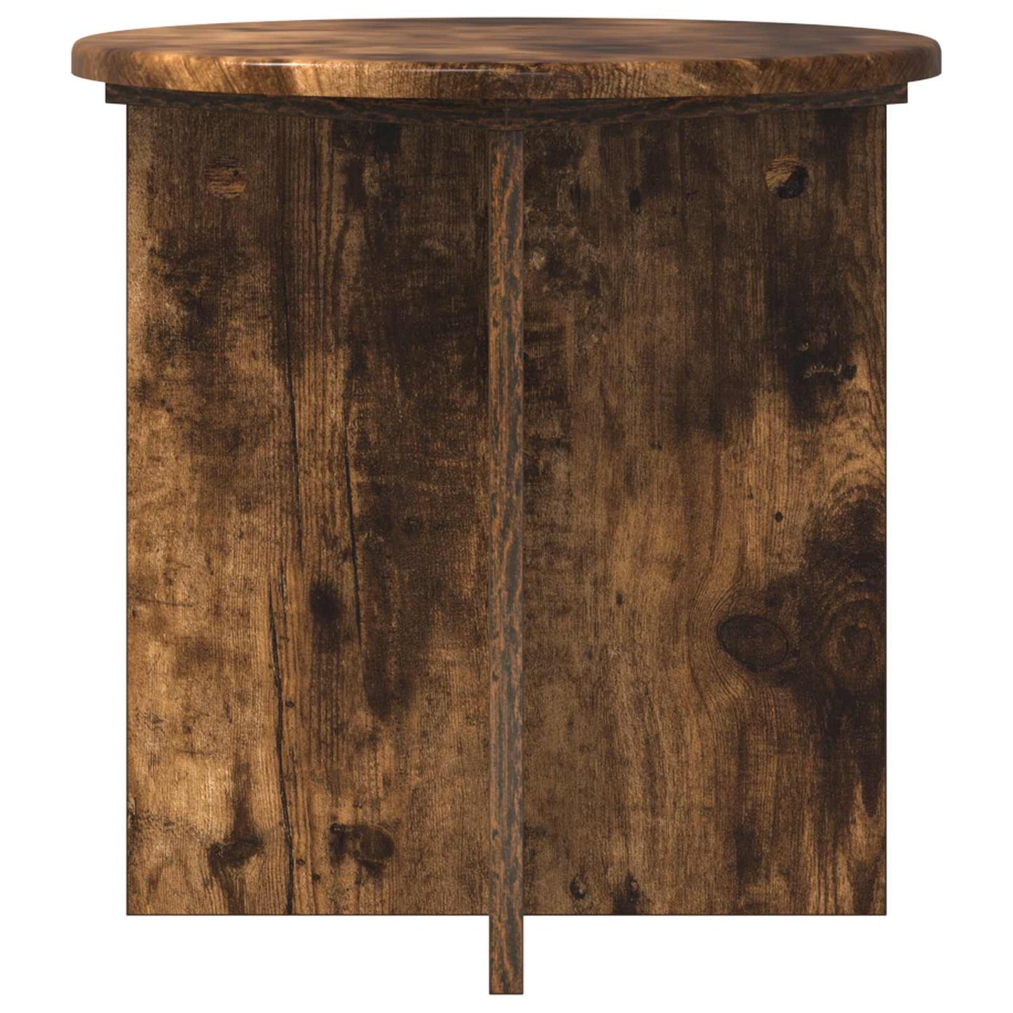 Planteholder 2 pcs Røkt Eik 40 x 40 x 40 cm Konstruert tre