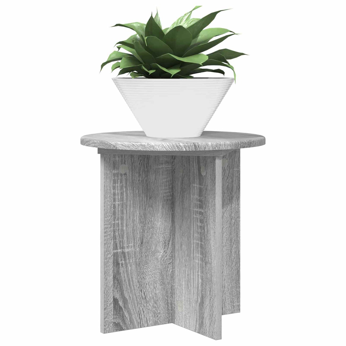 Planteholder 2 pcs Grå sonoma 40 x 40 x 40 cm Konstruert tre