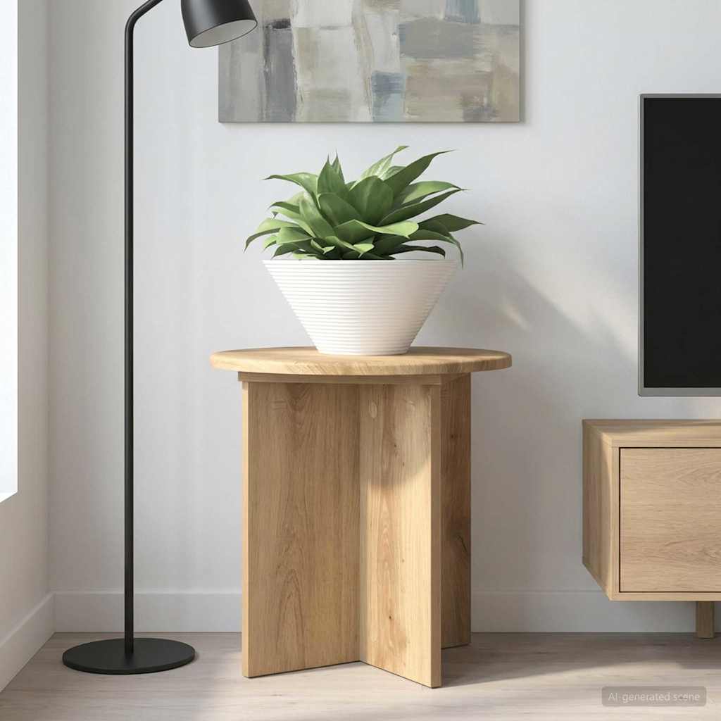 Planteholder 2 stk. Artisan eik 40 x 40 x 40 cm Konstruert tre