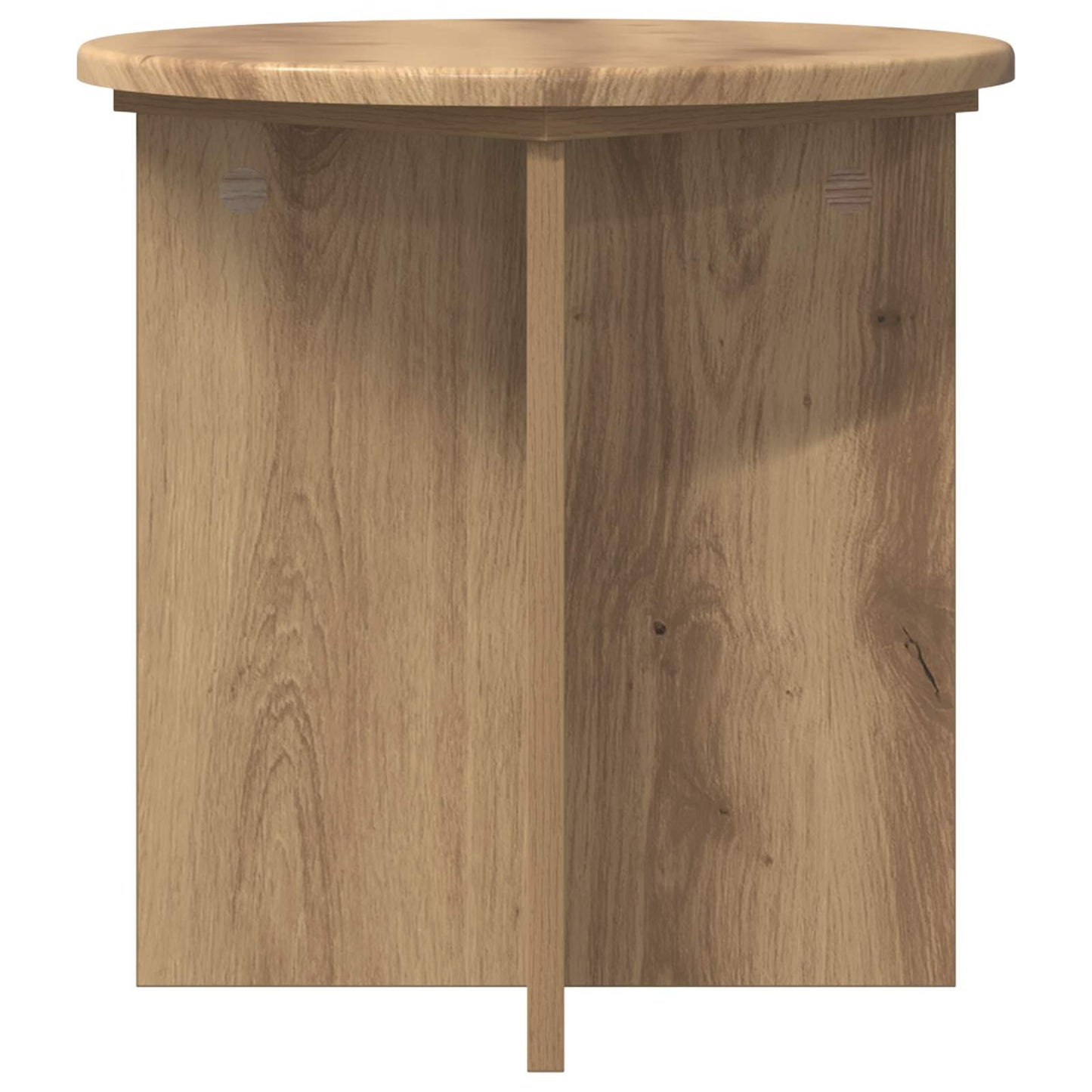 Planteholder 2 stk. Artisan eik 40 x 40 x 40 cm Konstruert tre