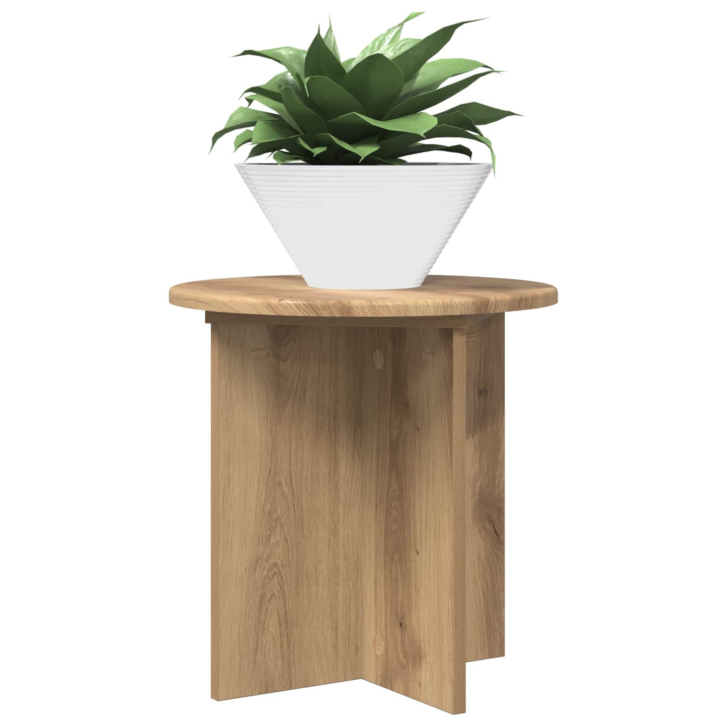 Planteholder 2 stk. Artisan eik 40 x 40 x 40 cm Konstruert tre