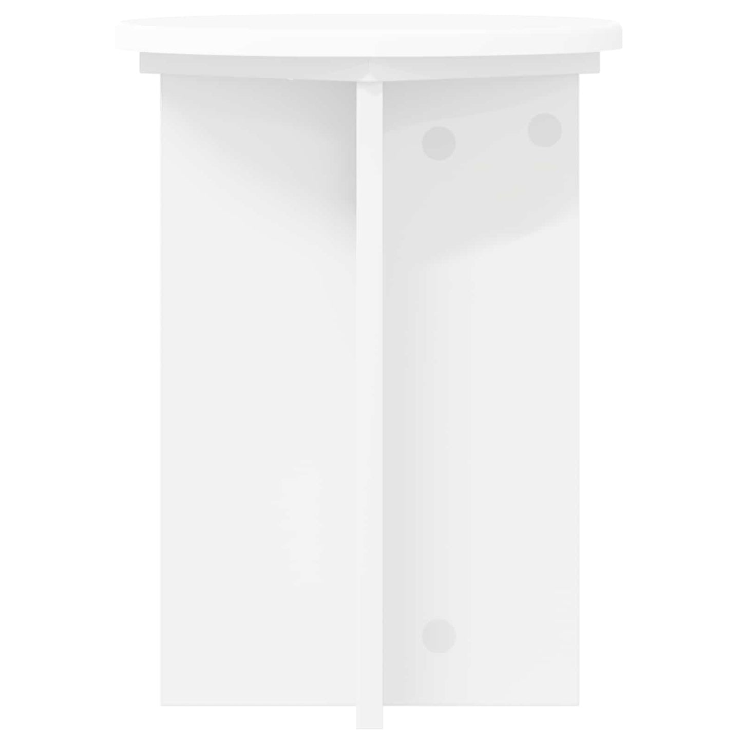 Planteholder 2 pcs Hvit Ø29,5 x 40 cm Konstruert tre