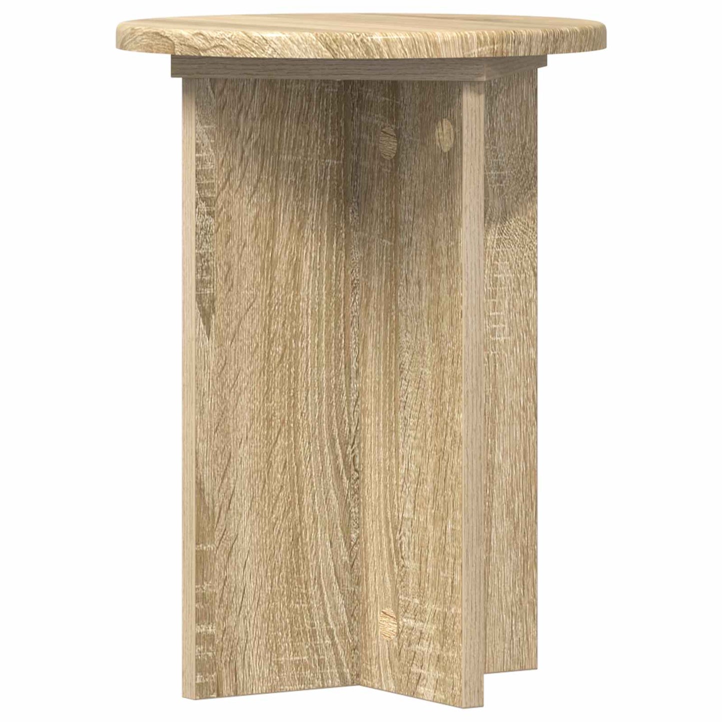 Planteholder 2 pcs Sonoma eik Ø29,5 x 40 cm Konstruert tre